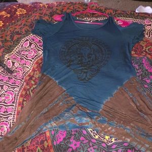 Earthbound Hippy Elephant God Tie-Dye Shirt